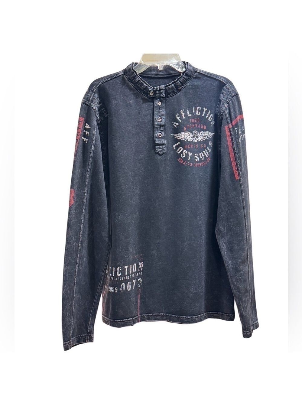 Affliction Men's Lost Souls Graphic Tee Large